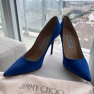 Jimmy Choo Love85 Blue Stiletto Heels(updated)